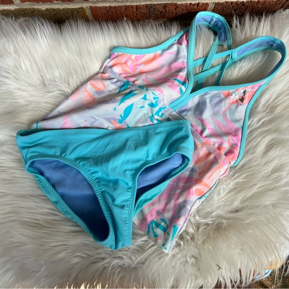 Other - Gerry Light Blue and Light Pink Two Piece Swim Suit